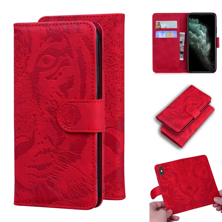 Tiger Embossing Pattern Horizontal Flip Leather Case with Holder & Card Slots & Wallet, For iPhone 11, For iPhone 11 Pro, For iPhone 11 Pro Max, For iPhone XS / X