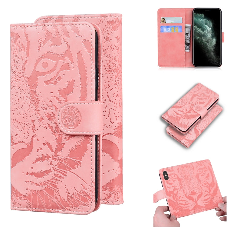 Tiger Embossing Pattern Horizontal Flip Leather Case with Holder & Card Slots & Wallet, For iPhone 11, For iPhone 11 Pro, For iPhone 11 Pro Max, For iPhone XS / X