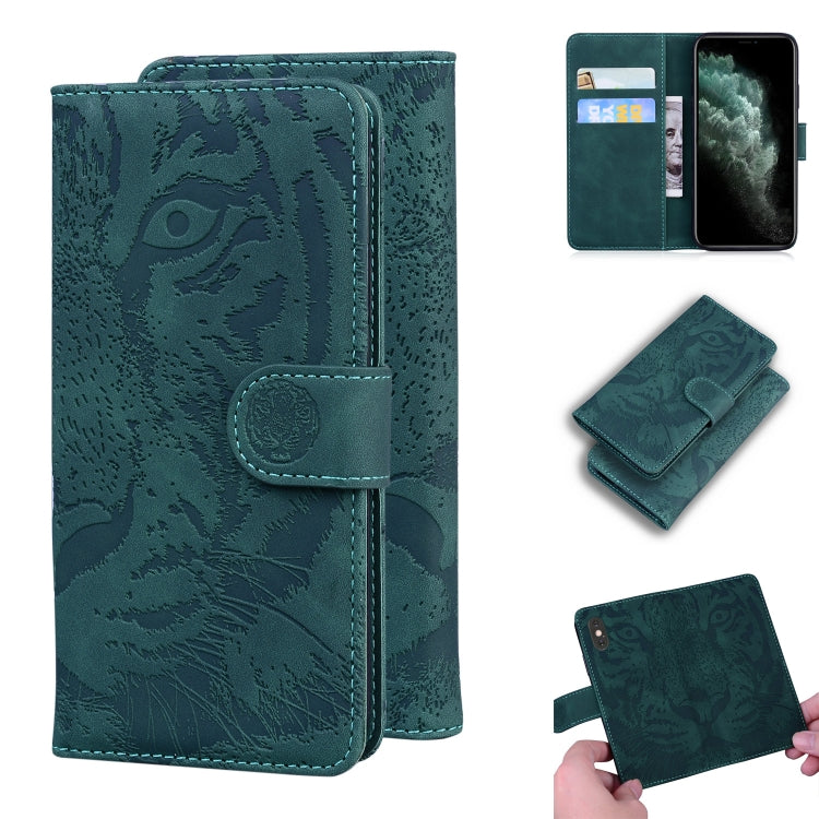 Tiger Embossing Pattern Horizontal Flip Leather Case with Holder & Card Slots & Wallet, For iPhone 11, For iPhone 11 Pro, For iPhone 11 Pro Max, For iPhone XS / X