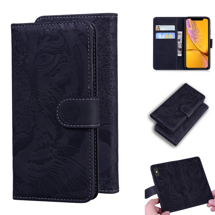 Tiger Embossing Pattern Horizontal Flip Leather Case with Holder & Card Slots & Wallet, For iPhone XR, For iPhone XS Max, For iPhone 12 mini, For iPhone 12 / 12 Pro
