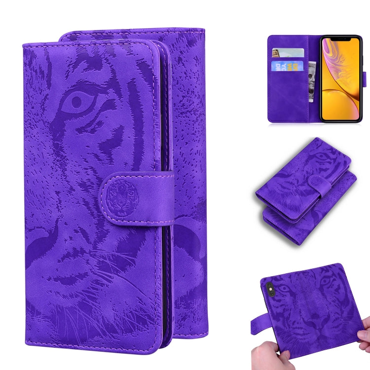 Tiger Embossing Pattern Horizontal Flip Leather Case with Holder & Card Slots & Wallet, For iPhone XR, For iPhone XS Max, For iPhone 12 mini, For iPhone 12 / 12 Pro