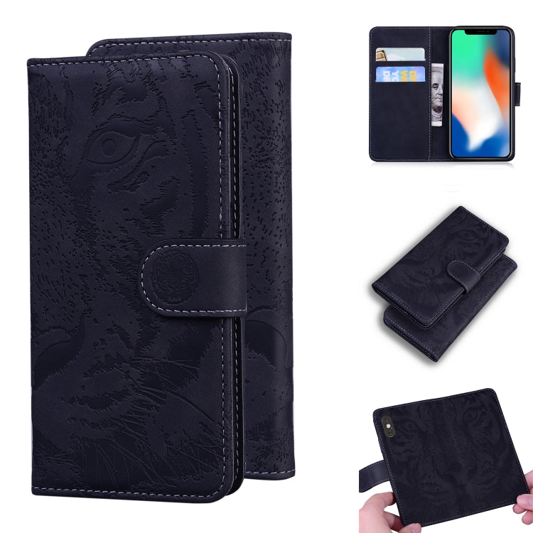 Tiger Embossing Pattern Horizontal Flip Leather Case with Holder & Card Slots & Wallet, For iPhone XR, For iPhone XS Max, For iPhone 12 mini, For iPhone 12 / 12 Pro
