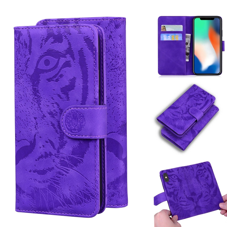 Tiger Embossing Pattern Horizontal Flip Leather Case with Holder & Card Slots & Wallet, For iPhone XR, For iPhone XS Max, For iPhone 12 mini, For iPhone 12 / 12 Pro