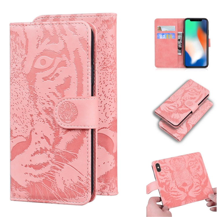 Tiger Embossing Pattern Horizontal Flip Leather Case with Holder & Card Slots & Wallet, For iPhone XR, For iPhone XS Max, For iPhone 12 mini, For iPhone 12 / 12 Pro