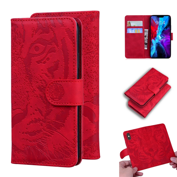 Tiger Embossing Pattern Horizontal Flip Leather Case with Holder & Card Slots & Wallet, For iPhone XR, For iPhone XS Max, For iPhone 12 mini, For iPhone 12 / 12 Pro