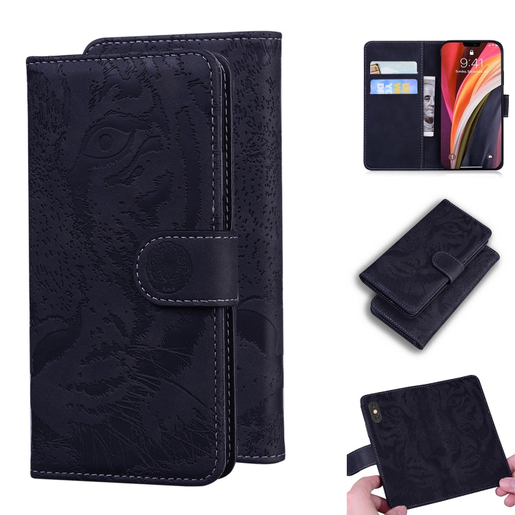 Tiger Embossing Pattern Horizontal Flip Leather Case with Holder & Card Slots & Wallet, For iPhone 12 Pro Max