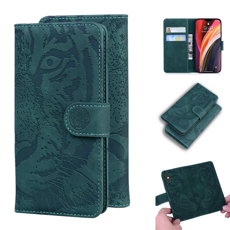 Tiger Embossing Pattern Horizontal Flip Leather Case with Holder & Card Slots & Wallet, For iPhone 12 Pro Max