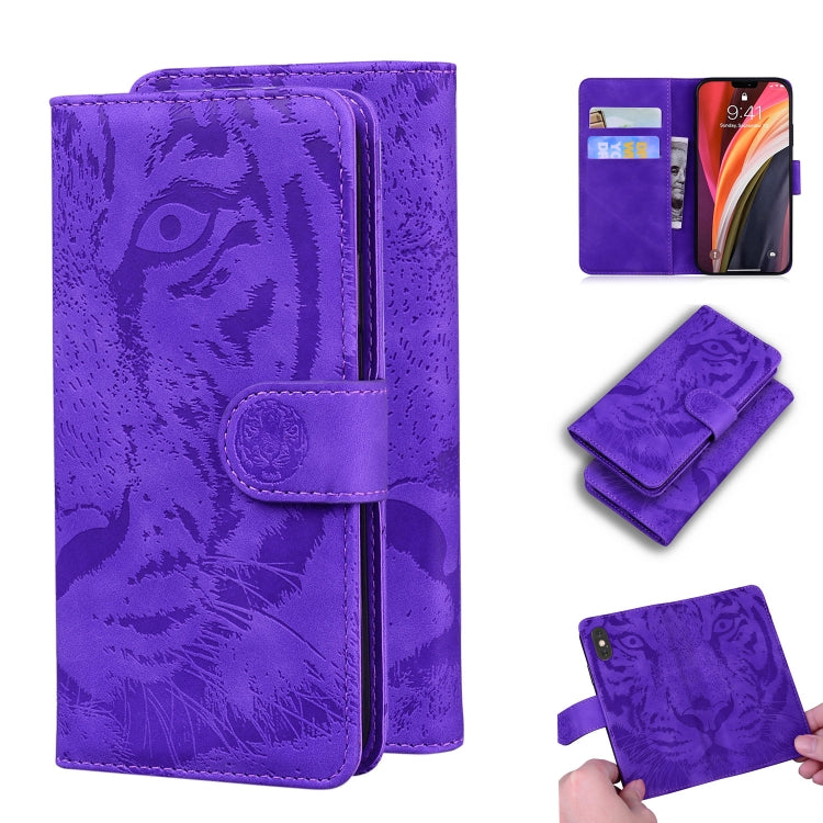 Tiger Embossing Pattern Horizontal Flip Leather Case with Holder & Card Slots & Wallet, For iPhone 12 Pro Max