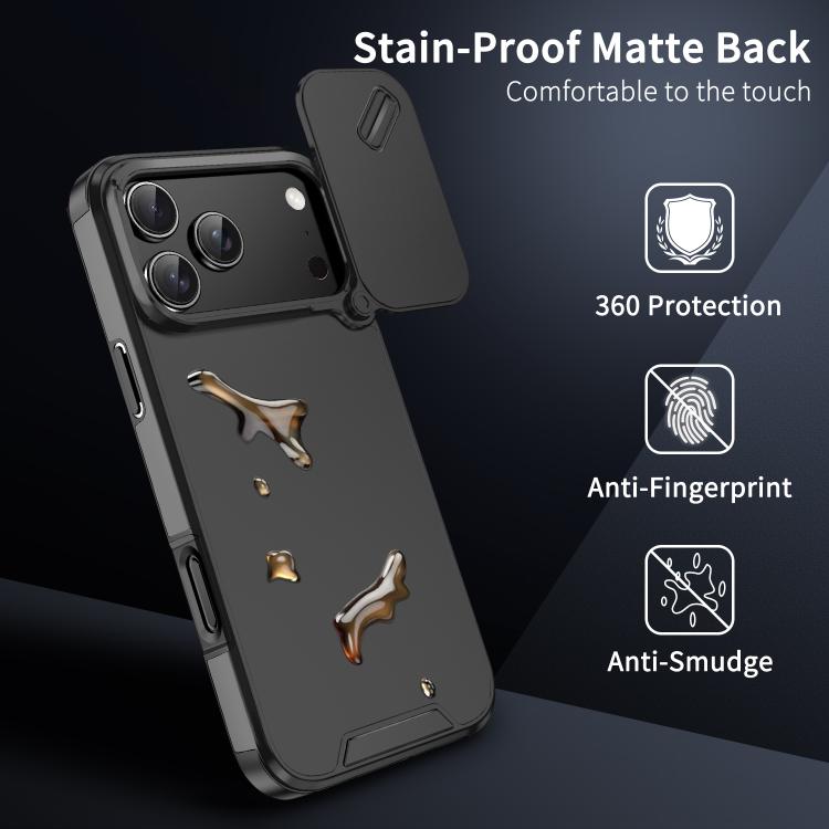 Sliding Camshield TPU + PC Phone Case, For iPhone 17 Pro Max, For iPhone 17 Pro, For iPhone 17, For iPhone 17 Air