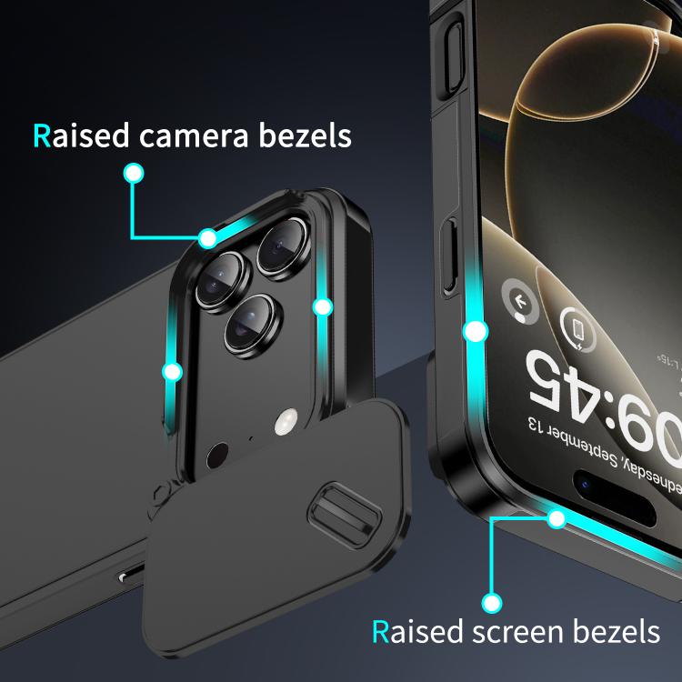 Sliding Camshield TPU + PC Phone Case, For iPhone 17 Pro Max, For iPhone 17 Pro, For iPhone 17, For iPhone 17 Air