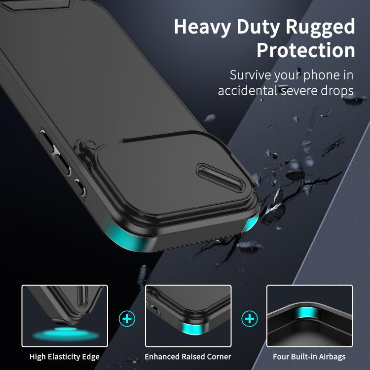Sliding Camshield TPU + PC Phone Case, For iPhone 17 Pro Max, For iPhone 17 Pro, For iPhone 17, For iPhone 17 Air