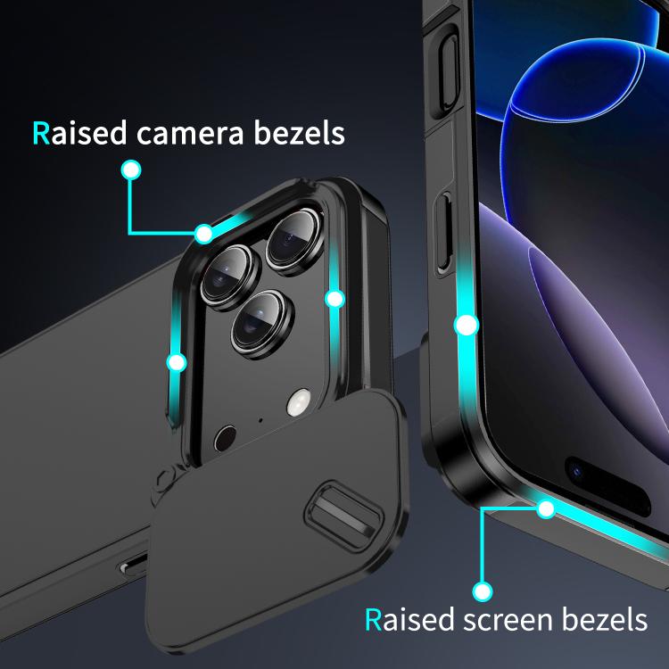Sliding Camshield TPU + PC Phone Case, For iPhone 17 Pro Max, For iPhone 17 Pro, For iPhone 17, For iPhone 17 Air
