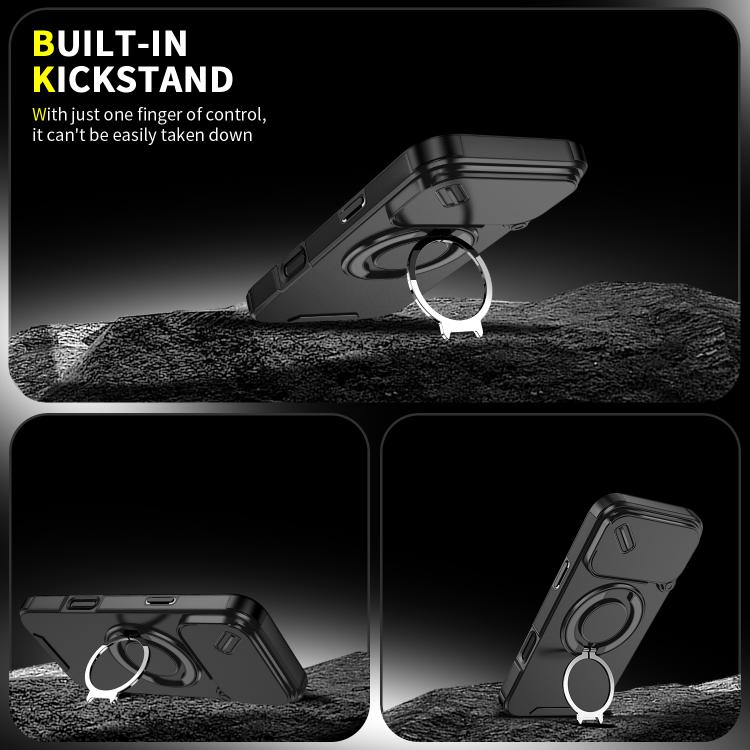 Sliding Camshield Ring Holder Phone Case, For iPhone 17 Pro Max, For iPhone 17 Pro, For iPhone 17, For iPhone 17 Air