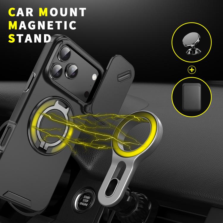 Sliding Camshield Ring Holder Phone Case, For iPhone 17 Pro Max, For iPhone 17 Pro, For iPhone 17, For iPhone 17 Air