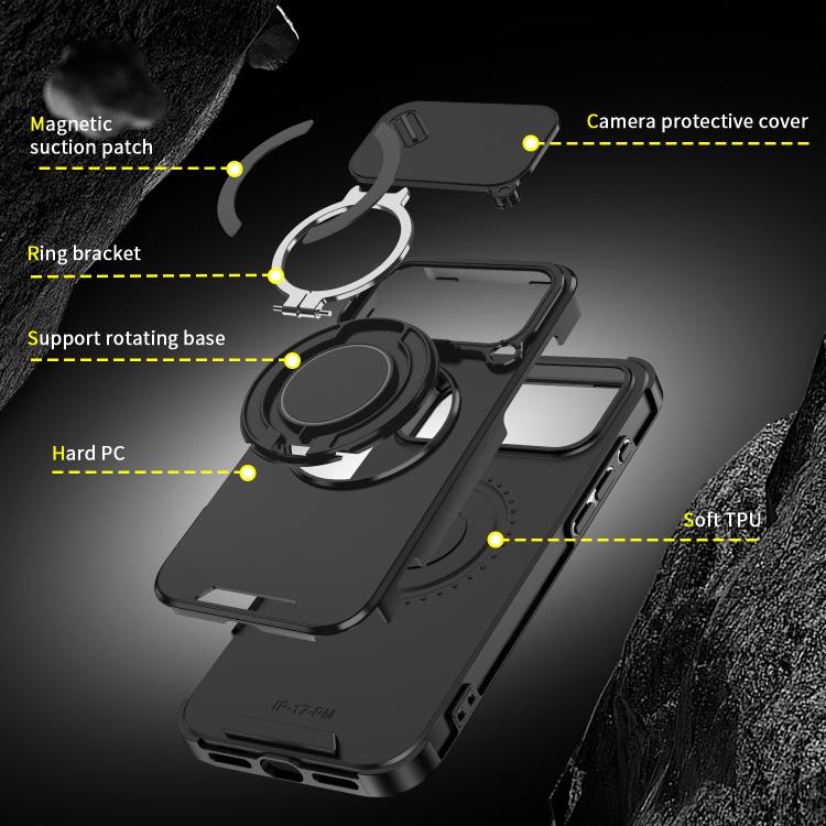 Sliding Camshield Ring Holder Phone Case, For iPhone 17 Pro Max, For iPhone 17 Pro, For iPhone 17, For iPhone 17 Air