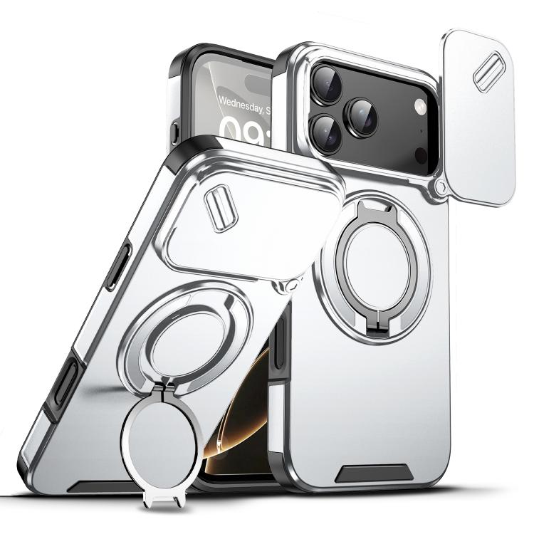 Sliding Camshield Ring Holder Phone Case, For iPhone 17 Pro Max, For iPhone 17 Pro, For iPhone 17
