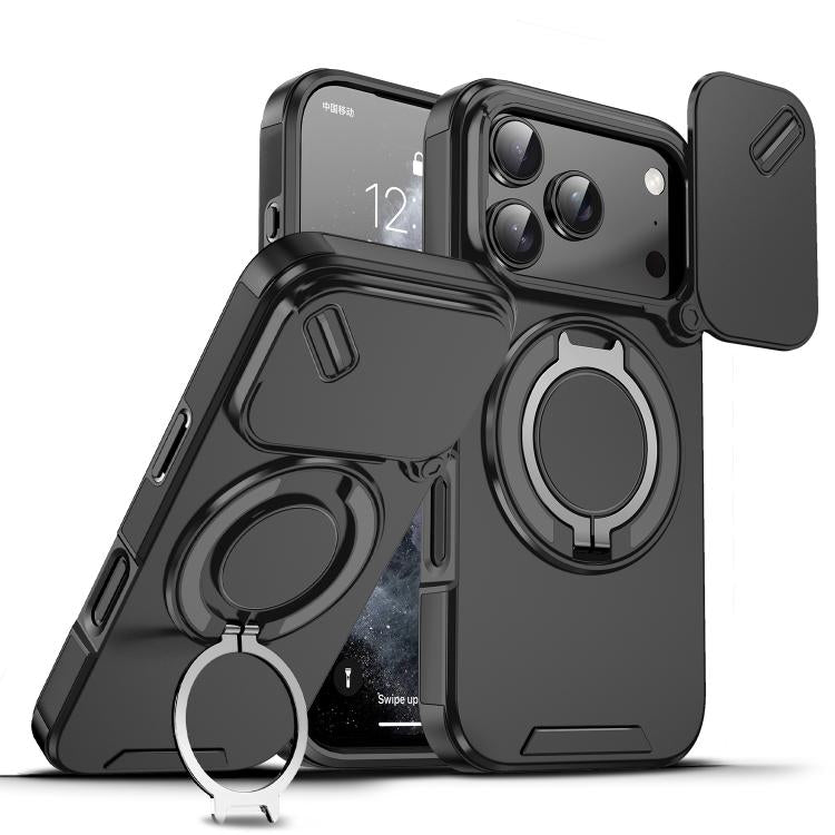 Sliding Camshield Ring Holder Phone Case, For iPhone 17 Pro Max, For iPhone 17 Pro, For iPhone 17, For iPhone 17 Air
