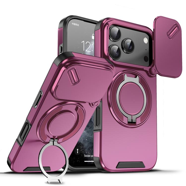 Sliding Camshield Ring Holder Phone Case, For iPhone 17 Pro Max, For iPhone 17 Pro, For iPhone 17