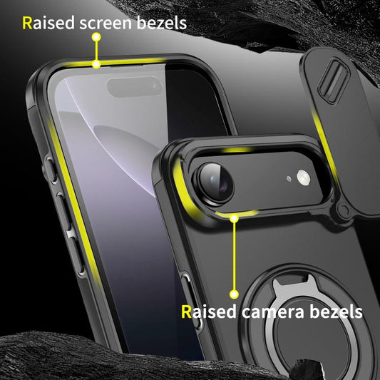 iPhone Air protective case with advanced camera shield and kickstand ring