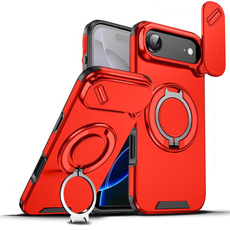 Sliding Camshield Ring Holder Phone Case, For iPhone 17 Pro Max, For iPhone 17 Pro, For iPhone 17, For iPhone 17 Air