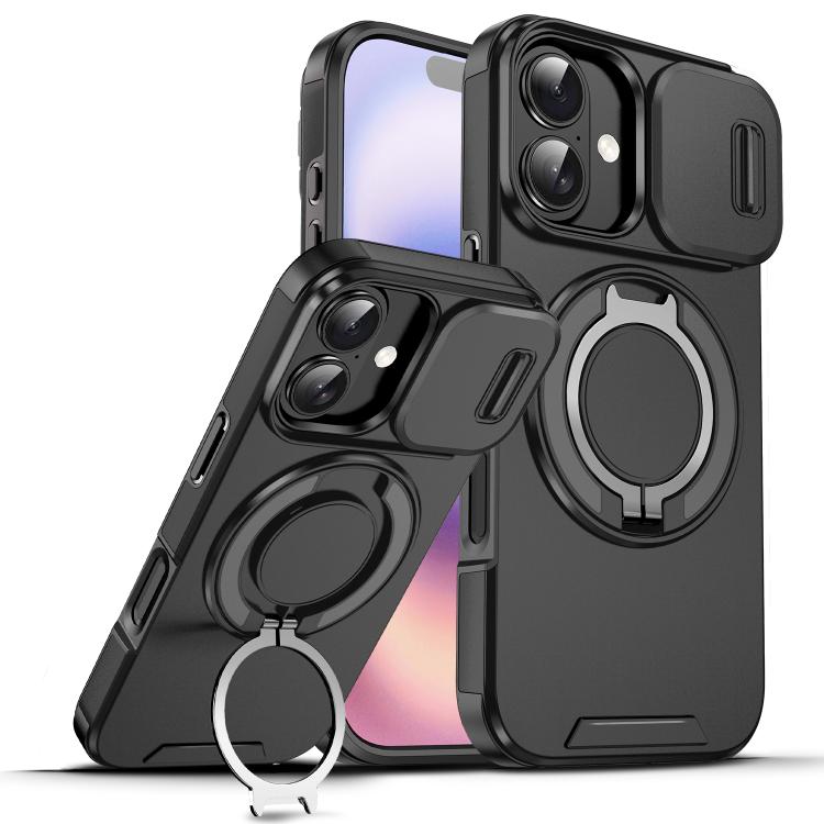 Sliding Camshield Ring Holder Phone Case, For iPhone 17 Pro Max, For iPhone 17 Pro, For iPhone 17, For iPhone 17 Air