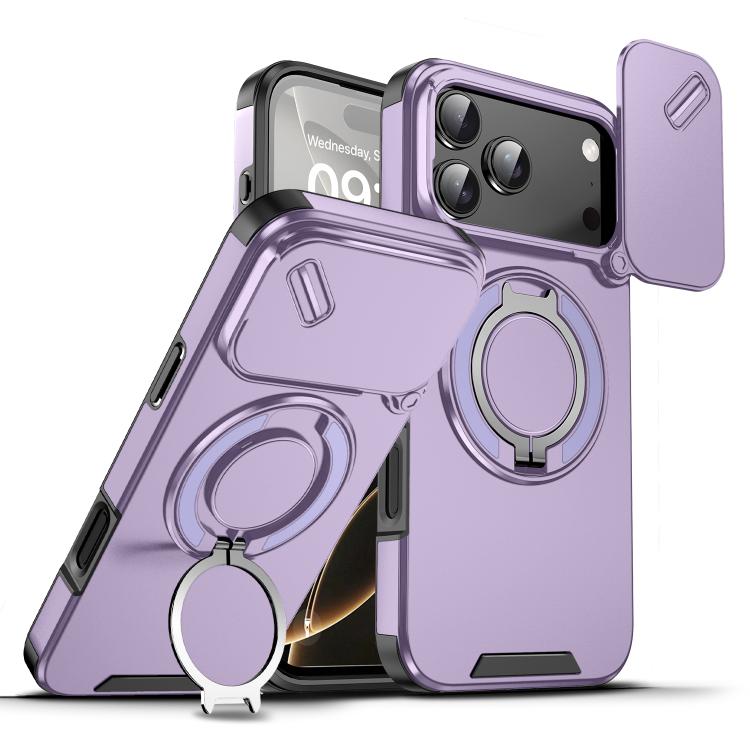 Sliding Camshield Ring Holder Phone Case, For iPhone 17 Pro Max, For iPhone 17 Pro, For iPhone 17, For iPhone 17 Air