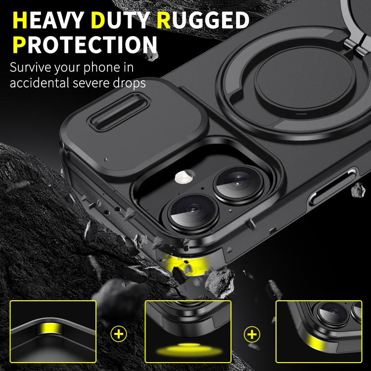 Sliding Camshield Ring Holder Phone Case, For iPhone 17 Pro Max, For iPhone 17 Pro, For iPhone 17, For iPhone 17 Air