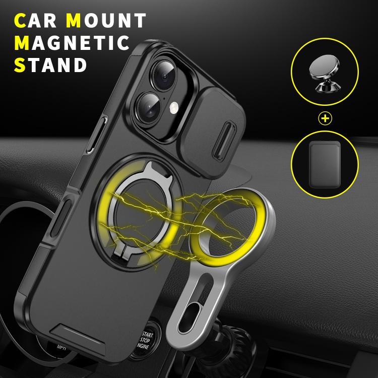 Sliding Camshield Ring Holder Phone Case, For iPhone 17 Pro Max, For iPhone 17 Pro, For iPhone 17, For iPhone 17 Air