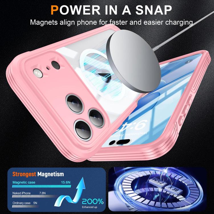 RedPepper Tempered Glass MagSafe Phone Case, For iPhone 17 Pro Max, For iPhone 17 Pro, For iPhone 17, For iPhone 17 Air