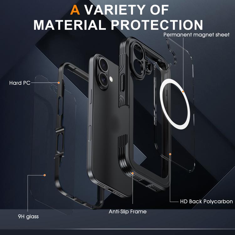 RedPepper Tempered Glass MagSafe Phone Case, For iPhone 17 Pro Max, For iPhone 17 Pro, For iPhone 17, For iPhone 17 Air