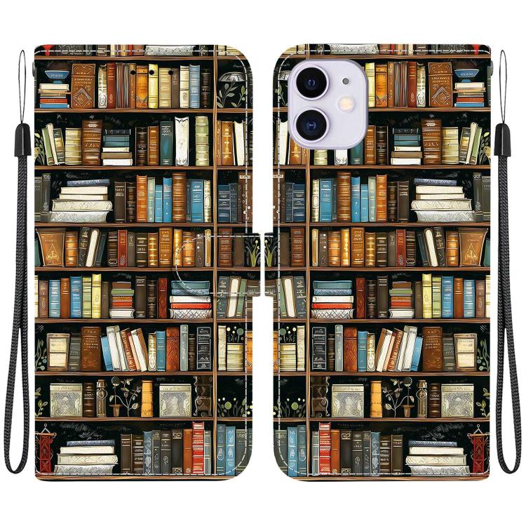 Crystal Texture Colored Drawing Leather Phone Case, For iPhone 11, For iPhone 11 Pro