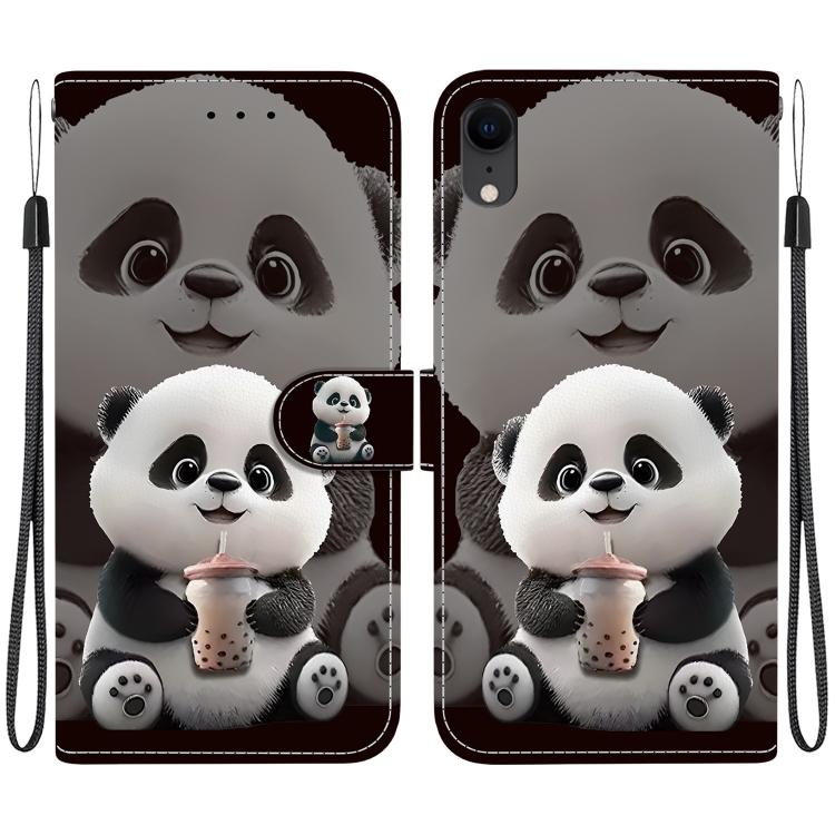 Crystal Texture Colored Drawing Leather Phone Case, For iPhone X / XS, For iPhone XR