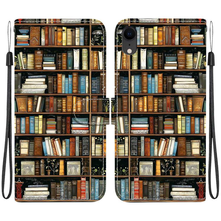 Crystal Texture Colored Drawing Leather Phone Case, For iPhone X / XS, For iPhone XR