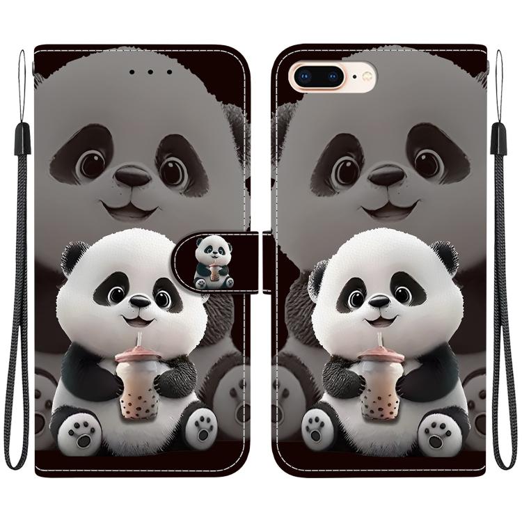 Crystal Texture Colored Drawing Leather Phone Case, For iPhone XS Max, For iPhone 7 Plus / 8 Plus