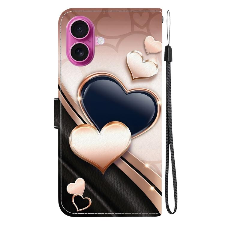 Crystal Texture Colored Drawing Leather Phone Case, For iPhone 17, For iPhone 17 Air