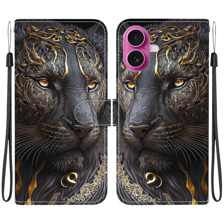 Crystal Texture Colored Drawing Leather Phone Case, For iPhone 17, For iPhone 17 Air