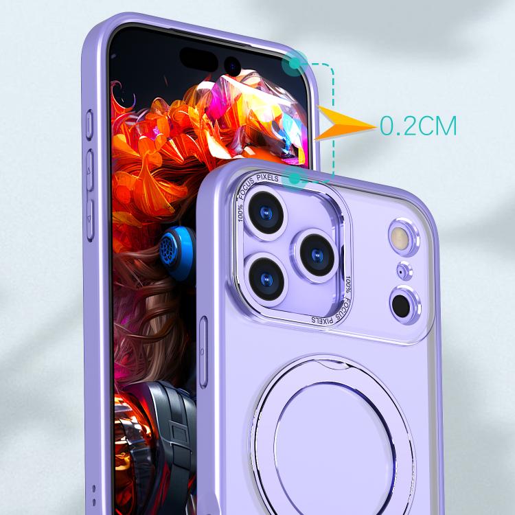 kalebol MagSafe Metal Ring Holder Phone Case, For iPhone 17 Pro Max, For iPhone 17 Pro