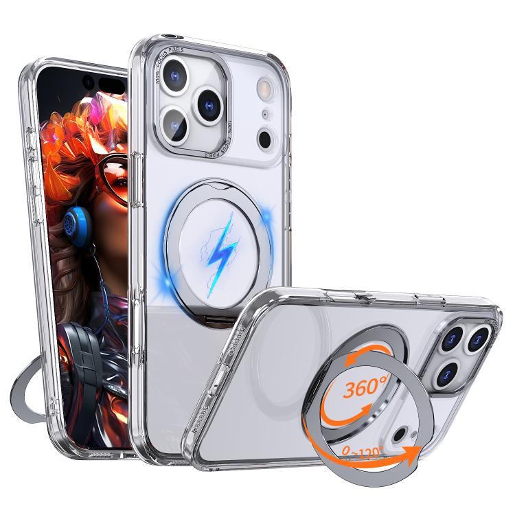 kalebol MagSafe Metal Ring Holder Phone Case, For iPhone 17 Pro Max, For iPhone 17 Pro