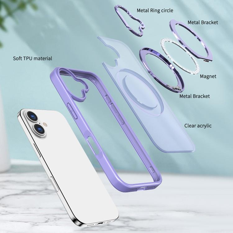 kalebol MagSafe Metal Ring Holder Phone Case, For iPhone 17, For iPhone 17 Air