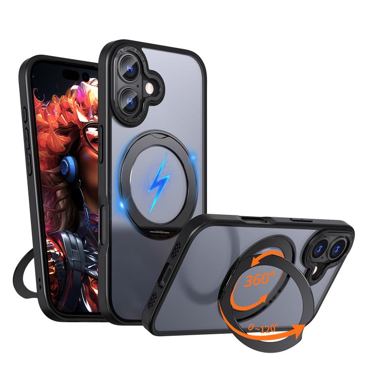 kalebol MagSafe Metal Ring Holder Phone Case, For iPhone 17 Pro Max, For iPhone 17 Pro