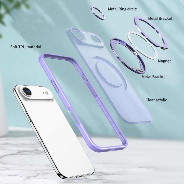 kalebol MagSafe Metal Ring Holder Phone Case, For iPhone 17, For iPhone 17 Air