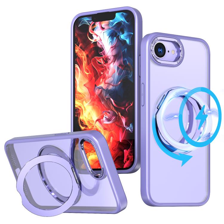 kalebol MagSafe Metal Ring Holder Phone Case, For iPhone 16e