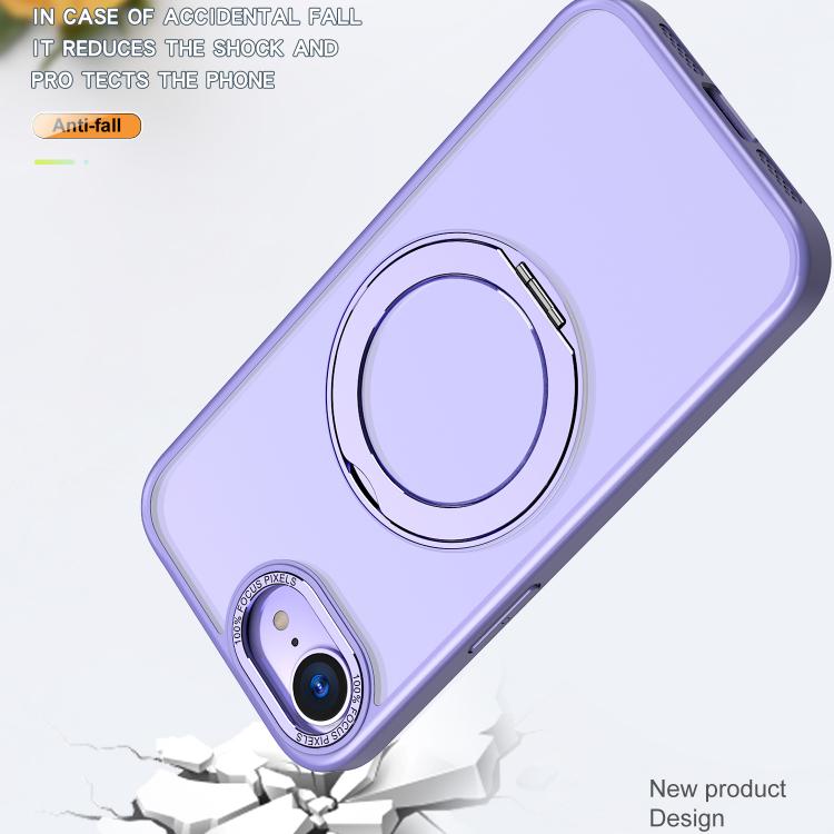 kalebol MagSafe Metal Ring Holder Phone Case, For iPhone 16e