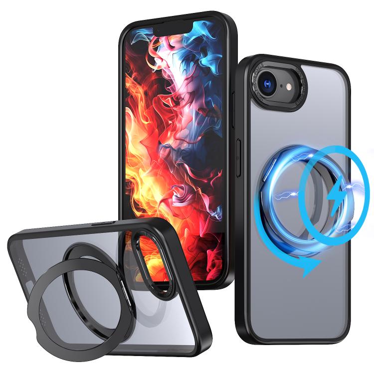 kalebol MagSafe Metal Ring Holder Phone Case, For iPhone 16e