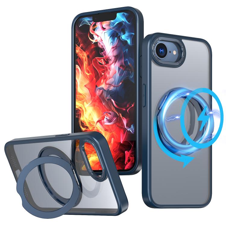 kalebol MagSafe Metal Ring Holder Phone Case, For iPhone 16e