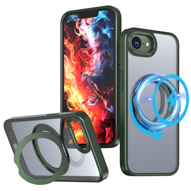 kalebol MagSafe Metal Ring Holder Phone Case, For iPhone 16e