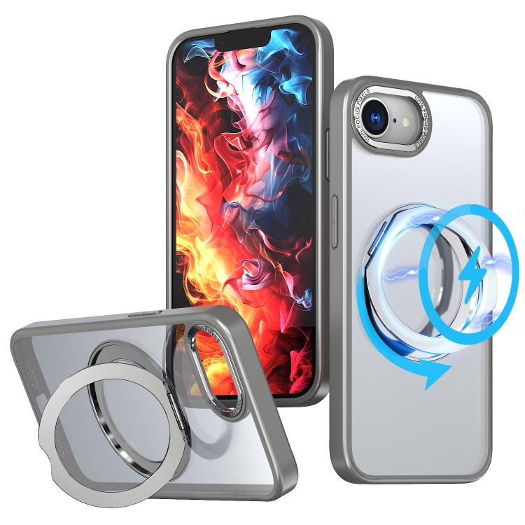 kalebol MagSafe Metal Ring Holder Phone Case, For iPhone 16e