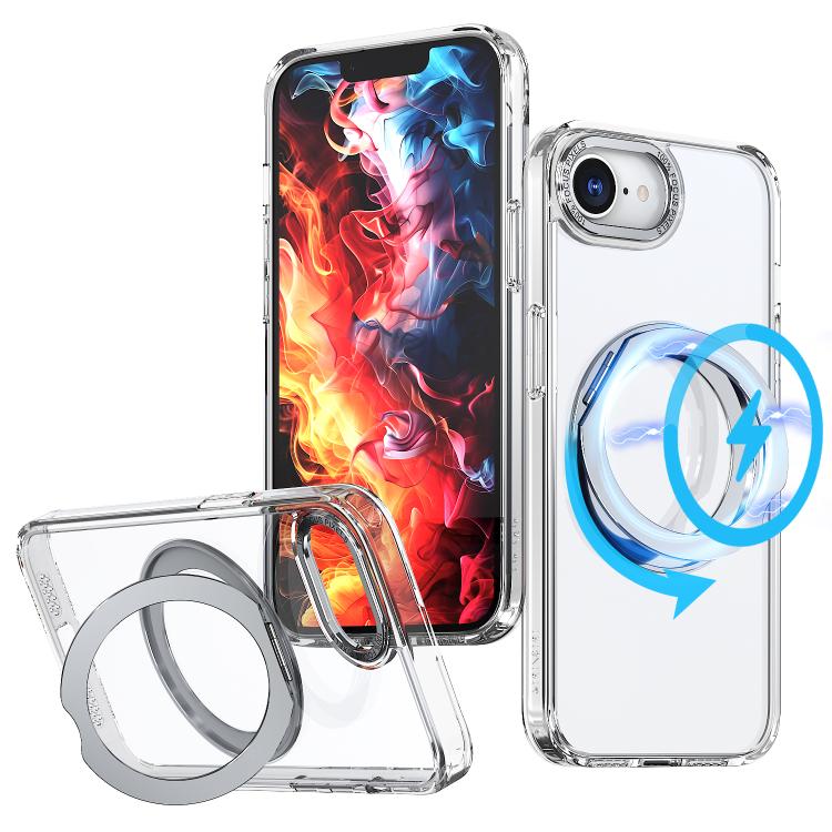 kalebol MagSafe Metal Ring Holder Phone Case, For iPhone 16e