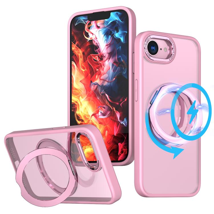 kalebol MagSafe Metal Ring Holder Phone Case, For iPhone 16e