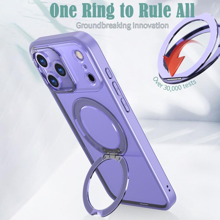 kalebol MagSafe Metal Ring Holder Phone Case, For iPhone 17 Pro Max, For iPhone 17 Pro